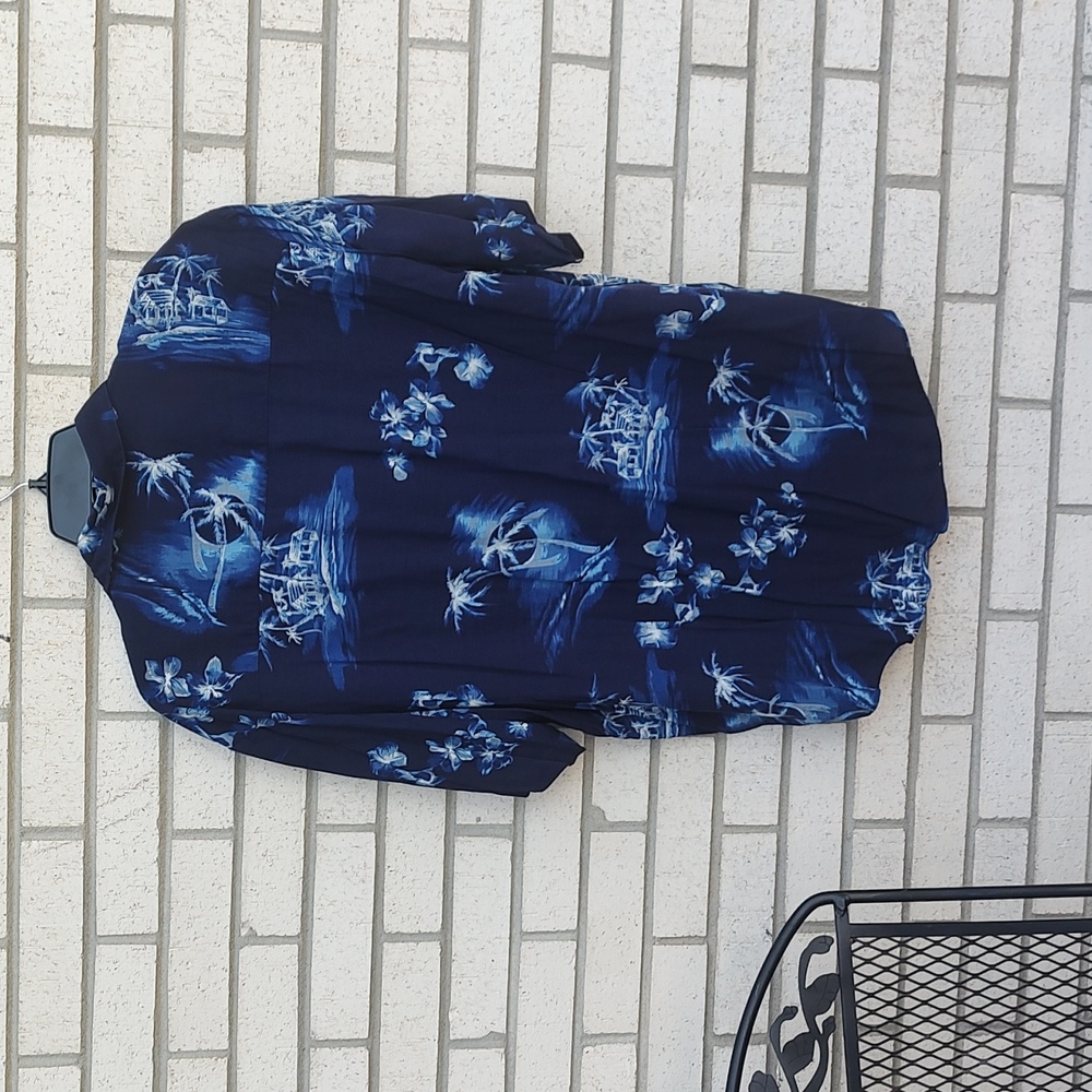 Hawaiian Men's Shirt/Palm Trees - Picture 7 of 7